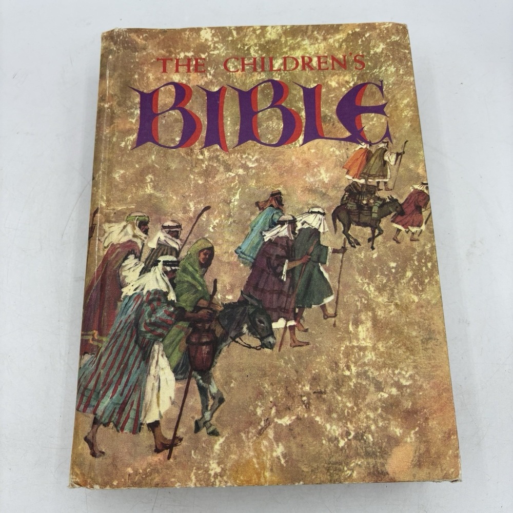 Vintage The Children's Bible Golden Press Illustrated Stories Hardcover 1965‎